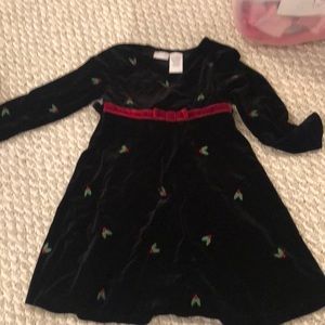 24 mo Christmas dress velvet